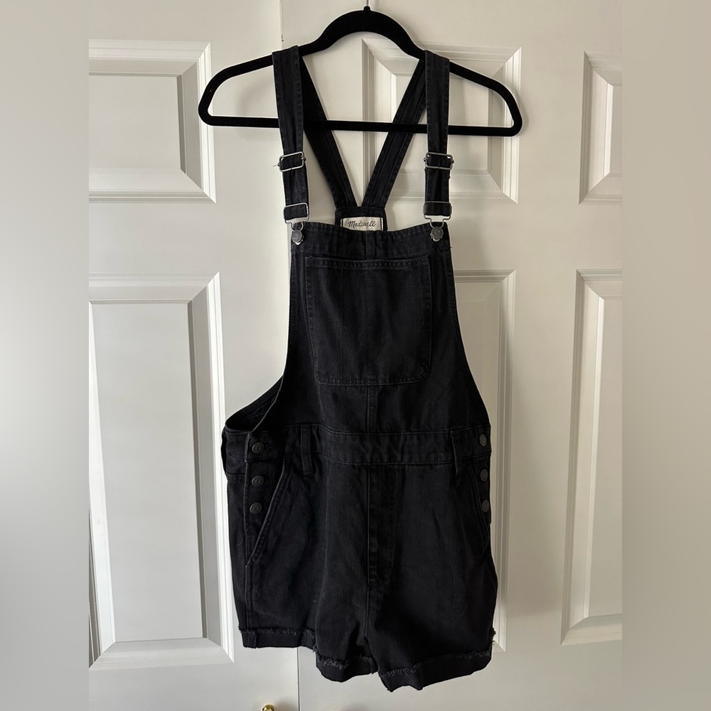Madewell Black Adirondack Shortall Sz Large